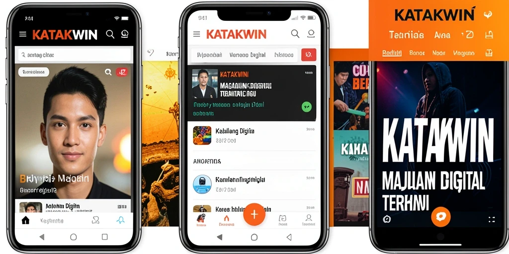 Antarmuka KATAKWIN yang menarik dan informatif.