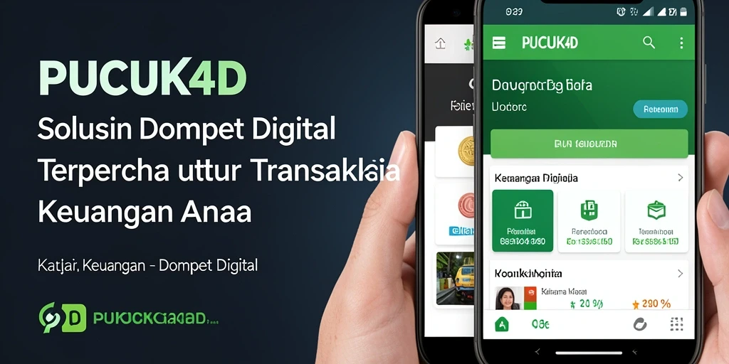 Antarmuka pengguna PUCUK4D yang intuitif dan menarik.